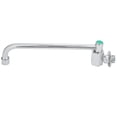 thumbnail image 2 of Faucet Water Copper Alloy Silver Wall-Mounted 360 Degree Rotating Faucet Semi-Automatic Kitchen Water Tap Kitchen Sink Faucets, 2 of 8