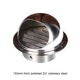 thumbnail image 3 of Transemion Stainless Steel Air Vent Sturdy And Durable For Anywhere Non 150mm 1Set, 3 of 6