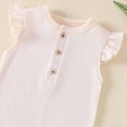 thumbnail image 4 of Timegard Newborn Baby Clothes Boys Girls Ruffle Button Comfy Infant Onesie Summer Toddler Unisex Clothing, 4 of 6