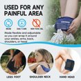 thumbnail image 2 of Ice Packs for Injuries Reusable Hot And Cold Ice Bags for Pain Refillable Therapy Gel Ice Packs for Knees,Back,Shoulders,Neck,Arms And Legs(3-Piece Set), 2 of 7