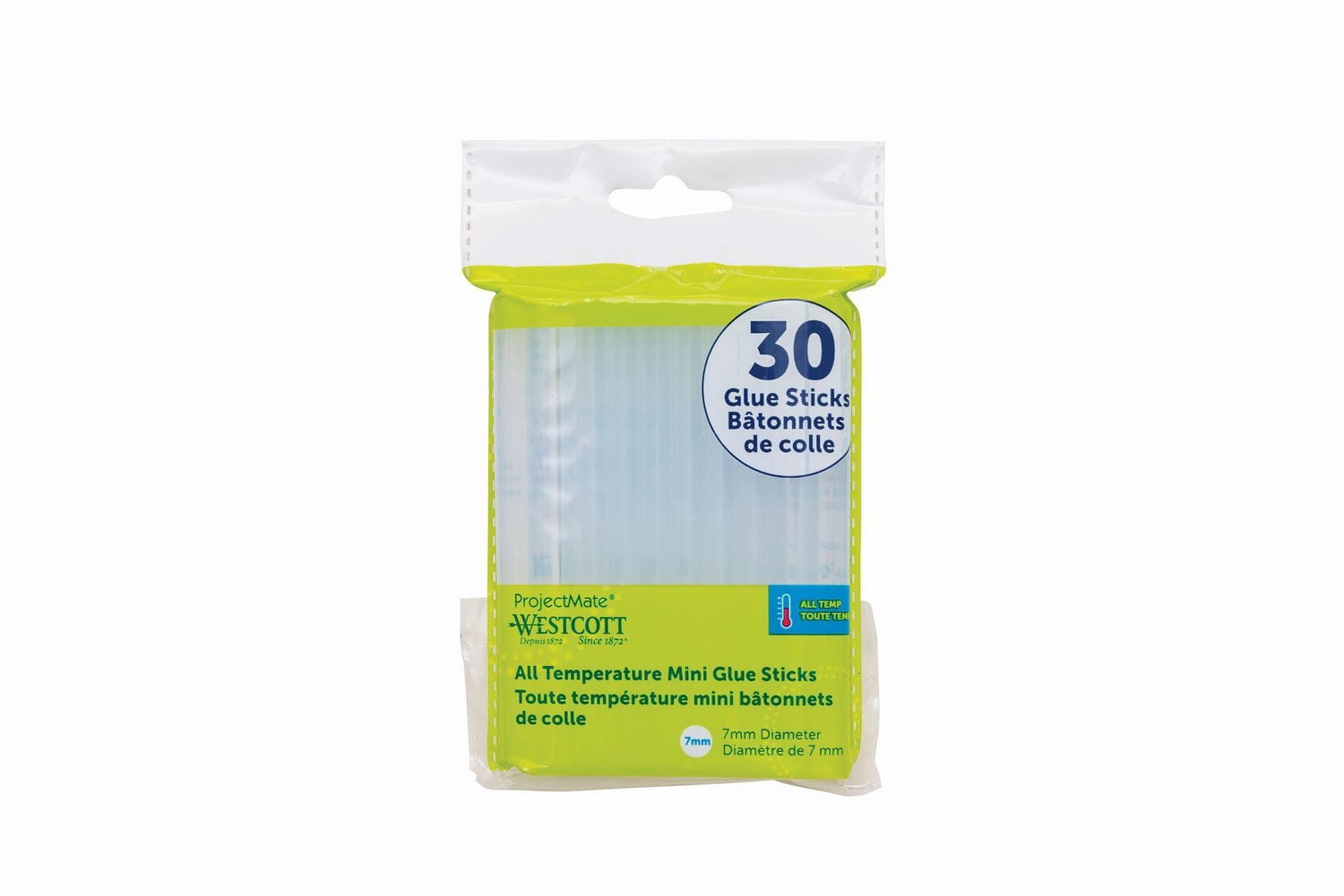 Westcott Mini bâtonnets de colle toute température