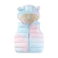 thumbnail image 1 of Girls And Toddlers Lightweight Packable Vest Windproof Warm Outdoor Jacket For Kids, 1 of 2