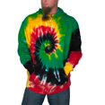 thumbnail image 1 of Tie Dye Mens 1/4 Zip Hoodie, 1 of 2