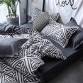 thumbnail image 4 of Suncoda Bedclothes, Bed Three Piece Gift Set Home Textile Sanding Three Piece Plain Three Piece Set Machine Washable Bedding Sets, 4 of 7