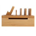 thumbnail image 4 of Support de Charge pour Téléphone, Support de Charge en Bambou Robuste, Bureau pour Maison, 4 of 8