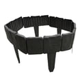 thumbnail image 5 of Garoy Bordure de Jardin en Plastique Aspect Pierre, Clôture Décorative de Plate-Bande pour Aménagement Paysager, 10 Pcs de Piquets de Pelouse Rouges Emboîtables, Bordure Effet Galets en Plastique pour Pelouse, Pierre de Bordure de Paysage, 5 of 5