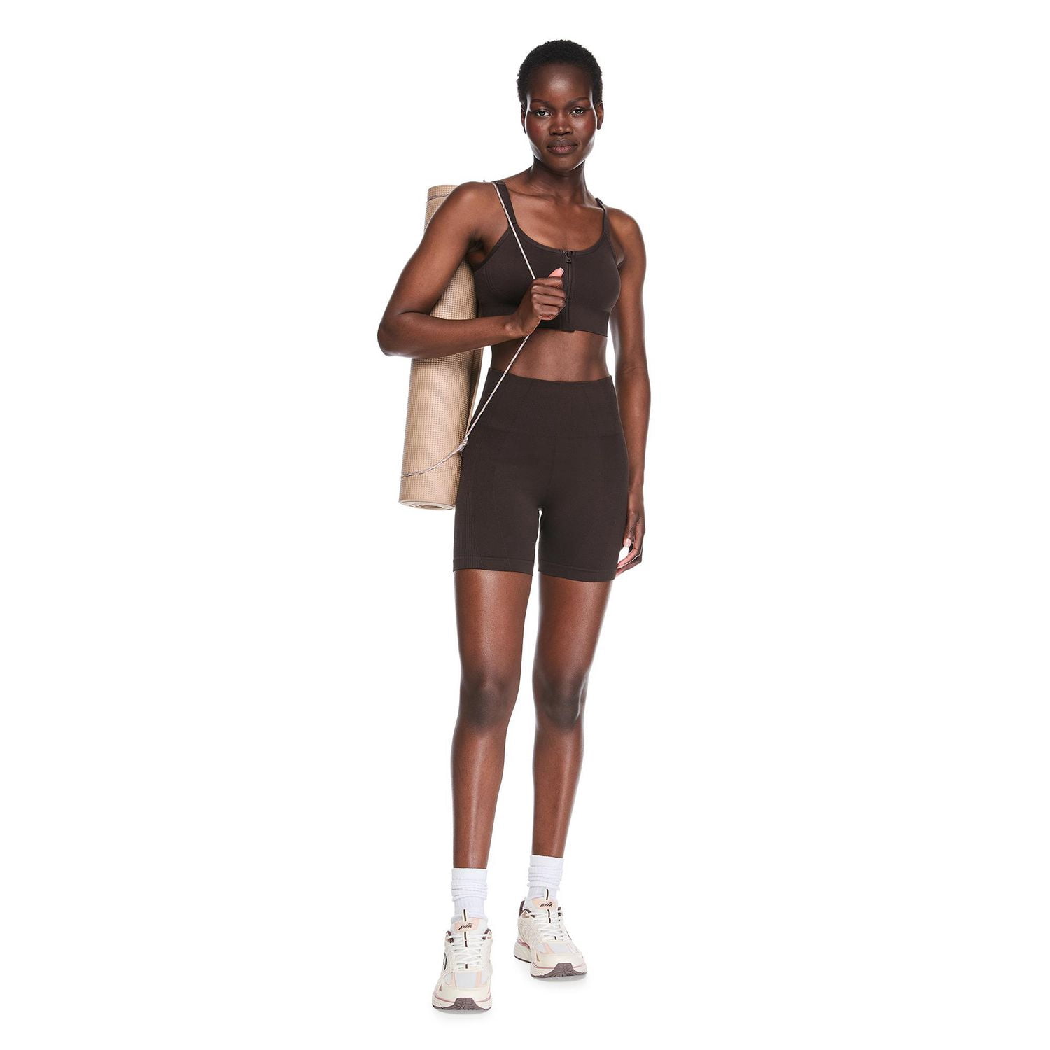 Athletic Works Women's Zipper Front Bra