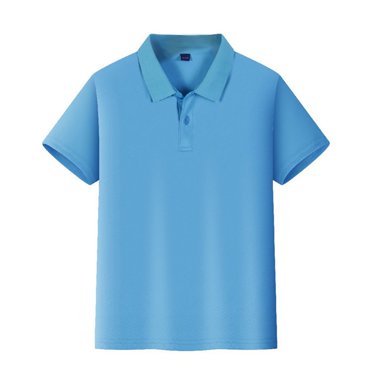 Ktyne Boys Girls Uniforms Tops for School Short Sleeve Uniform Top Casual Button Down Tennis T-Shirts 2026 New with Collar Golf Polo Shirt Athletic Clothes Light Blue