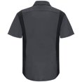 thumbnail image 2 of Red Kap Chemise de Performance à Manches Courtes pour Hommes, Charbon avec Maille Noire, 2X-Large, 2 of 4