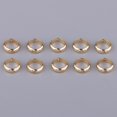thumbnail image 2 of Abbracc 10 Pieces Metal Spacer Beads Circle Round Rings With 1mm Hole DIY Jewelry Making Gold 8mm, 2 of 9