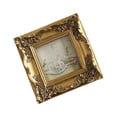 thumbnail image 1 of Resin 4x4 Photo Frame Desktop and hanging Retro Photo Frame Wall square Ornate Desktop Tabletop Vintage Style for Home Bedroom Decor, 1 of 9