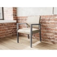 thumbnail image 3 of Pemberly Row Chaise d'Attente pour Invités avec Cadre en Bois, Brun, 3 of 5