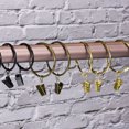 thumbnail image 5 of Unique Bargains Curtain Rings with Clips, 20pack Drapery Curtain Clip Rings, 2.5 Inch Curtain Clip Rings Hooks (Silver), 5 of 5