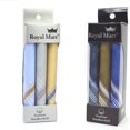 thumbnail image 4 of Royal Mart 06 Men's Cotton Handkerchief Set - 15+ Inches, Dark Striped, Multi-Color Handkerchief, 4 of 6