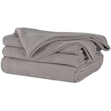 Berkshire Couverture Softec Polartec (Très Grand, Gris)