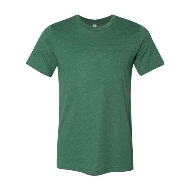 Bella Canvas Mens CVC Jersey Tee, 4XL, Heather Grass Green