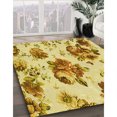 thumbnail image 3 of Ahgly Company Tapis d'Intérieur Lavable en Machine Carré Transitionnel Sedona Brun, 4 Pieds Carré, 3 of 7