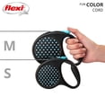 thumbnail image 4 of Flexi FUN Dots Moyenne Rétractable Chien Laisse, Bleu, 5m/16ft, 4 of 8