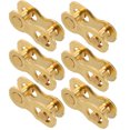 thumbnail image 1 of Unique Bargains 6 Pair 6 7 8 Speed Speed Master Chain Link Connectors Bicycle Bike Reusable Speed Chain Link Gold Tone, 1 of 8