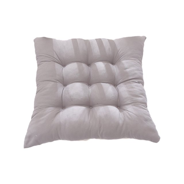 Maytalsory Coussin Respirant en Tissu Polyester Remplissage de Perles Libération de Pression Tissu Polyester Confortable et Respirant Gris Argenté 1Set