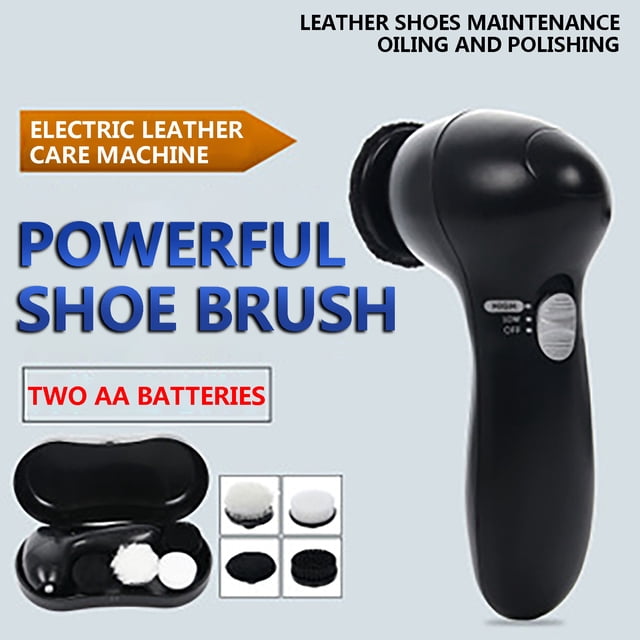 PVCS Electric Shoe Polisher Brush Shoe Polisher Portable Leather Care Kit