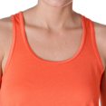thumbnail image 5 of Bella Ladies Flowy Racerback Tank, L, Coral, 5 of 5