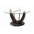 thumbnail image 1 of Table de salle à manger ronde en or rose Canadian Norway, 1 of 2