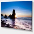 thumbnail image 2 of Sunset at Rodeo Beach Panorama - Seashore Canvas Art Print, 2 of 4
