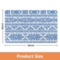 thumbnail image 4 of Experience Plush Comfort with our Non-Slip 20x32in Tribal Style Bath Rug Runner - Soft Luxury Microfiber Bathroom Rugs, Machine Washable for Tub and Shower. Transform Your Bathroom Today!, 4 of 5