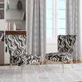 thumbnail image 2 of Designart "Zebra Elegance In Monochrome I" White Zebra Upholstered Accent Chair - Modern Arm Chair For Living Room, 2 of 7