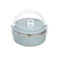 thumbnail image 4 of 700ml 1 Layer Round Food Lunch Box Stainless Steel Lunch Box Lunch Box Food Storage Box Childrens Lunch Box Hot Food, 4 of 8