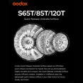 thumbnail image 3 of Godox S65T 65cm/25.6in Quick Release Umbrella Softbox Professional Foldable Softbox, 3 of 7