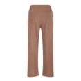 thumbnail image 4 of RKSTN Mens Pants Loose Soft Solid Color Drawstring Fashionable Casual Pants Full Length Pants Outdoor Hiking Workout Pants, 4 of 4