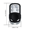 thumbnail image 3 of Clearance! Electrical Tools 2Pcs Garage Door Opener Remote 433Mhz Remote Garage Door Opener Remote for Light Switches Garage Door and Roll Up Door Switches One Size Multi-Color, 3 of 9