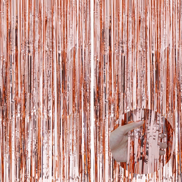 1pcs Set 6.5ft Gold Aluminium Foil Fringe Curtain Photo Backdrop Streamers Decorations For Birthday Party Streamers Party 1pcs Set 6.5ft Gold Aluminium Foil Streamers Party Decorations Fringe Curtain