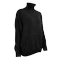 thumbnail image 5 of EGNMCR Chandail à Col Montant pour Femmes, Chandail pour Femmes Hauts Décontractés Unis pour Femmes Tricot Manches Longues Chandail à Enfiler Femmes Chandail, 5 of 5