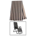 thumbnail image 4 of recliner Replacement Fabric Waterproof Replacement Cover Ropes Beach Fabric for Lawn Back Yard Green Plaid, 4 of 9
