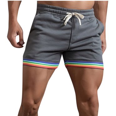 TopLLC Shorts pour Hommes, Pantalons pour Hommes Shorts Décontractés Couleur Unie Décontractés avec Cordon de Serrage Poches Élastiques Shorts de Sport