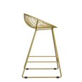thumbnail image 4 of Tabouret de comptoir en treillis métallique Ellis CosmoLiving, 4 of 6