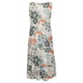 thumbnail image 5 of Économies d'Été! Cameland Robes Sans Manches pour Femmes, Robes Mode pour Femmes à Col Rond Décontractées avec Poches Imprimées Longue Robe, 5 of 5
