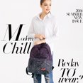 thumbnail image 4 of Shoulder Backpack Fashion Leaf Pattern Printed School Daypack with Pencil Bag, 4 of 8