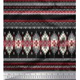 thumbnail image 2 of Soimoi Velvet Fabric Dot & Aztec Panel Fabric Prints by Yard 58 Inch Wide, 2 of 3