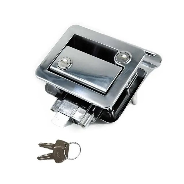 RV Travel Trailer Entry Door Lock Camper Door Latch Handle With Keys Motorhome Door Lock Replacement