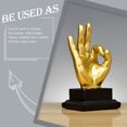 thumbnail image 2 of Retro Gesture Finger Model Resin Ornament Home Tv Cabinet Finger Decoration, 2 of 8