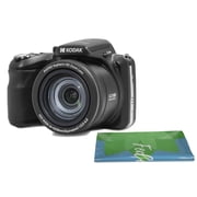 KODAK PIXPRO AZ425-BK 20MP Digital Camera 42X Optical Zoom 24mm Wide Angle Lens 1080P Full HD Video Optical Image Stabilization Li-Ion Battery 3" LCD Vlogging Camera (Black)