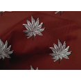 thumbnail image 4 of oneOone Cotton Cambric Fabric Leaves Block Print Sewing Fabric BTY 56 Inch Wide, 4 of 4