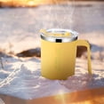 thumbnail image 4 of EGNMCR 304 Stainless Steel Double-layer Mug Home Office Water Cup With Handle Cup A cup, 4 of 6