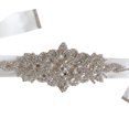 thumbnail image 2 of Rubans de Mariage Robe de Ceinture de Mariée Sashes Cristal Soirée Sashes de Bal de Mariée ; Partie Strass à la Main Ceinture, 2 of 9