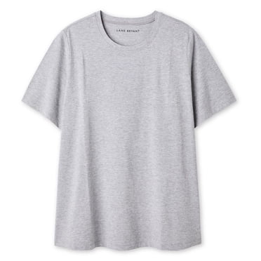 T-shirt à encolure ras du cou Lane Bryant Plus pour femmes