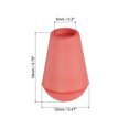 thumbnail image 2 of Unique Bargains Bell End Stopper, Cord Rope Lock for Drawstring Bag, Dark Pink 50 Pack, 2 of 5